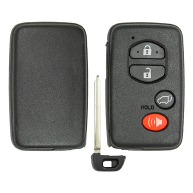 4 Button Shell For Toyota Smart Proximity Remote Key HYQ14AAB, HYQ14ACX