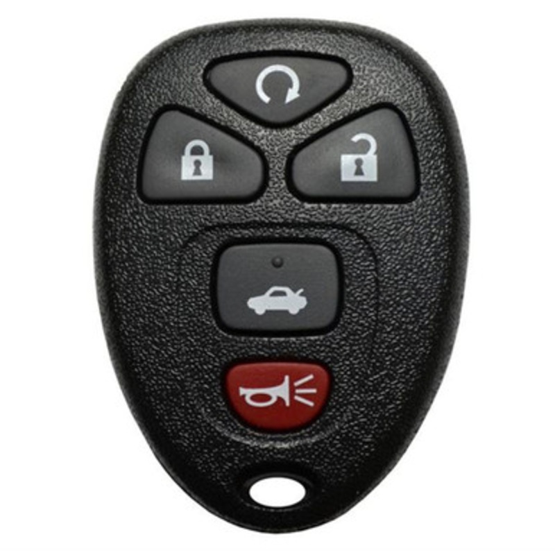 Buick Cadillac Chevrolet 5-Button Remote OUC60221 OUC60270 10337867 – Refurbished Recase