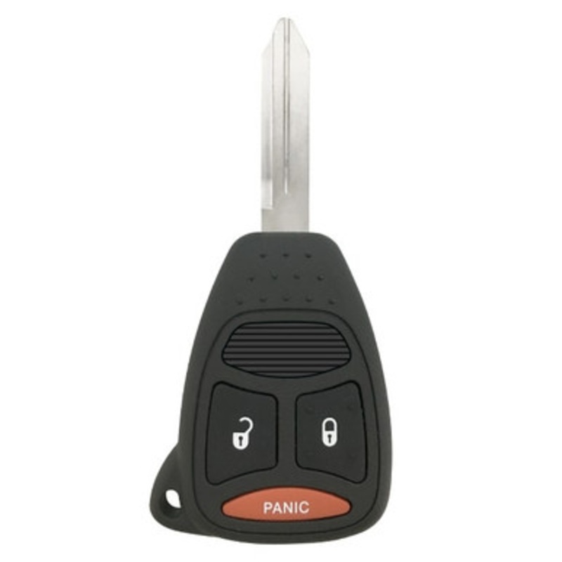 Dodge 3 Button Remote Head Key Philips ID 46 – KOBDT04A, 05179513AA, 315 MHz – Refurbished, Recase