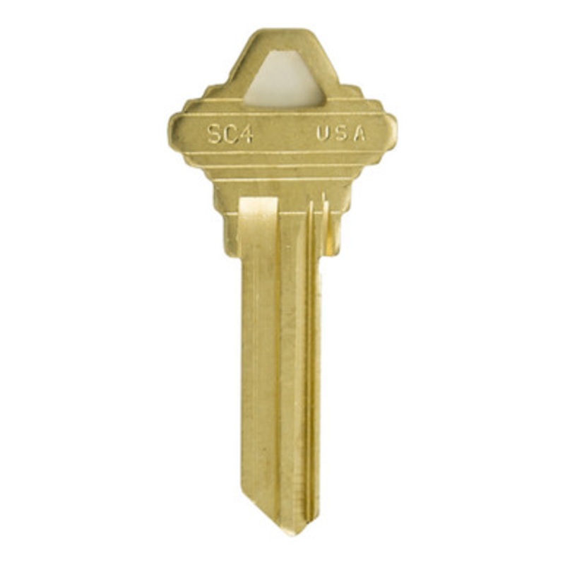ILCO SC4 1145A Schlage Key Blank – Brass – 50 Pack