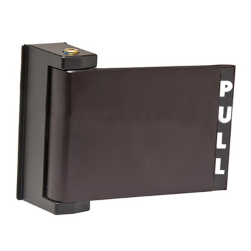 ILCO Storefront Paddle 459 Series – Pull To Right – Dark Bronze