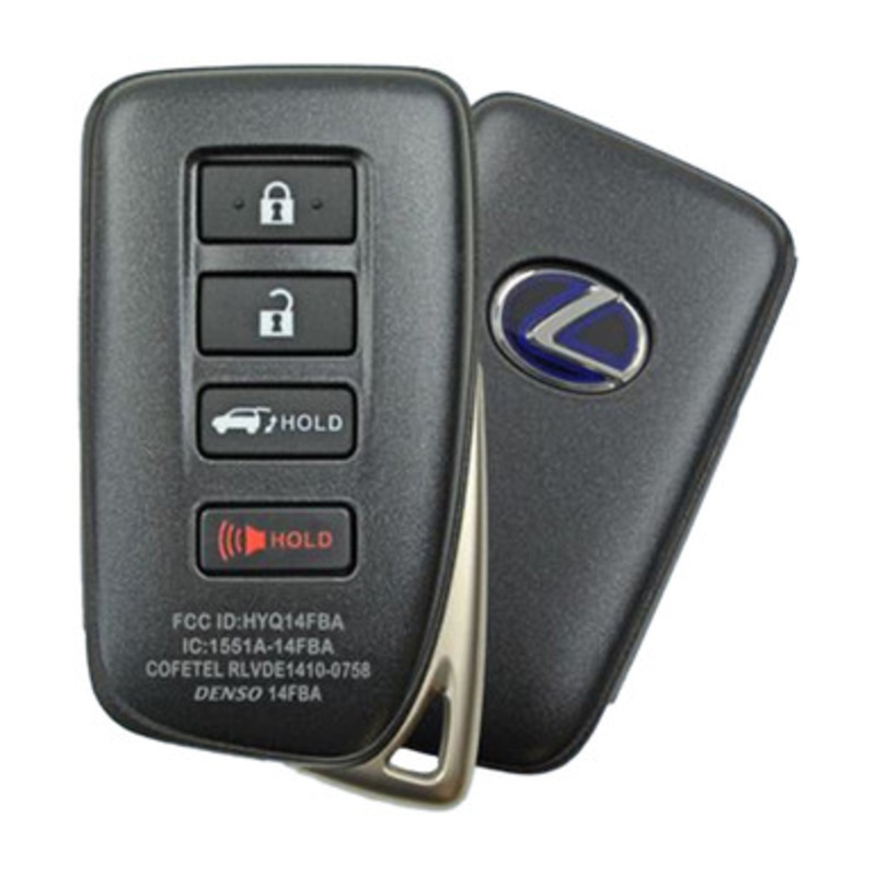 Lexus 4 Button Proximity Smart Key (AG Board – 2110) HYQ14FBA, 89904-78670, 315 MHz – Refurbished, Grade A