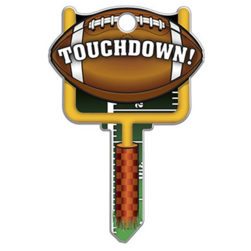 Lucky Line Key Shapes Football  – 5 Pack – Schlage SC
