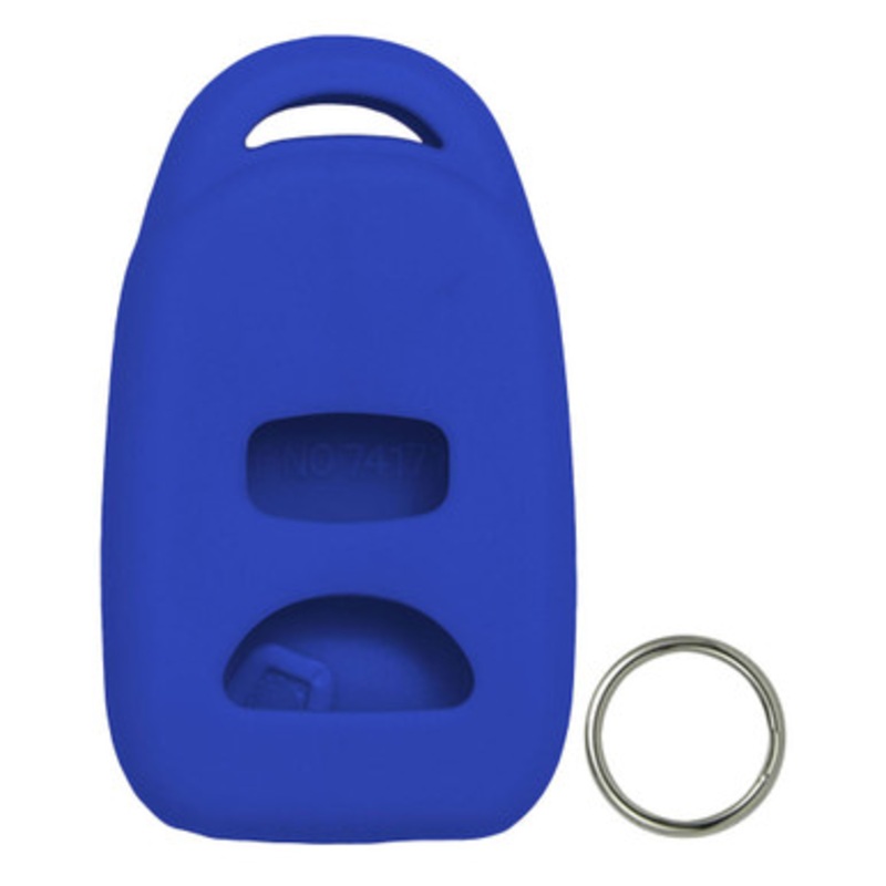 Replacement Silicone Jacket Keyless Remote Cover HYKIK12 for Kia 3 Button Remote FCC ID: PINHA-T036 – Blue
