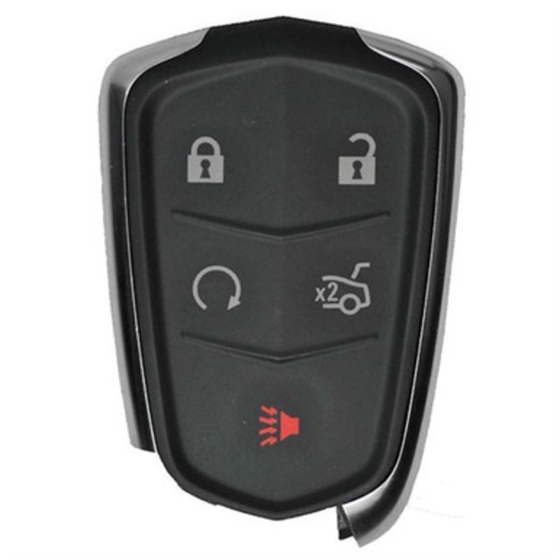 Cadillac 5 Button Smart Key HYQ2AB, 13598530, 315 MHz – Refurbished, Recase