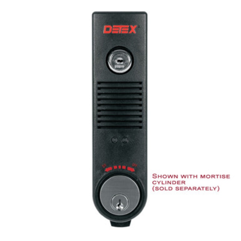 DETEX EAX 500  Surface Mount Battery Powered Door Alarm – Black