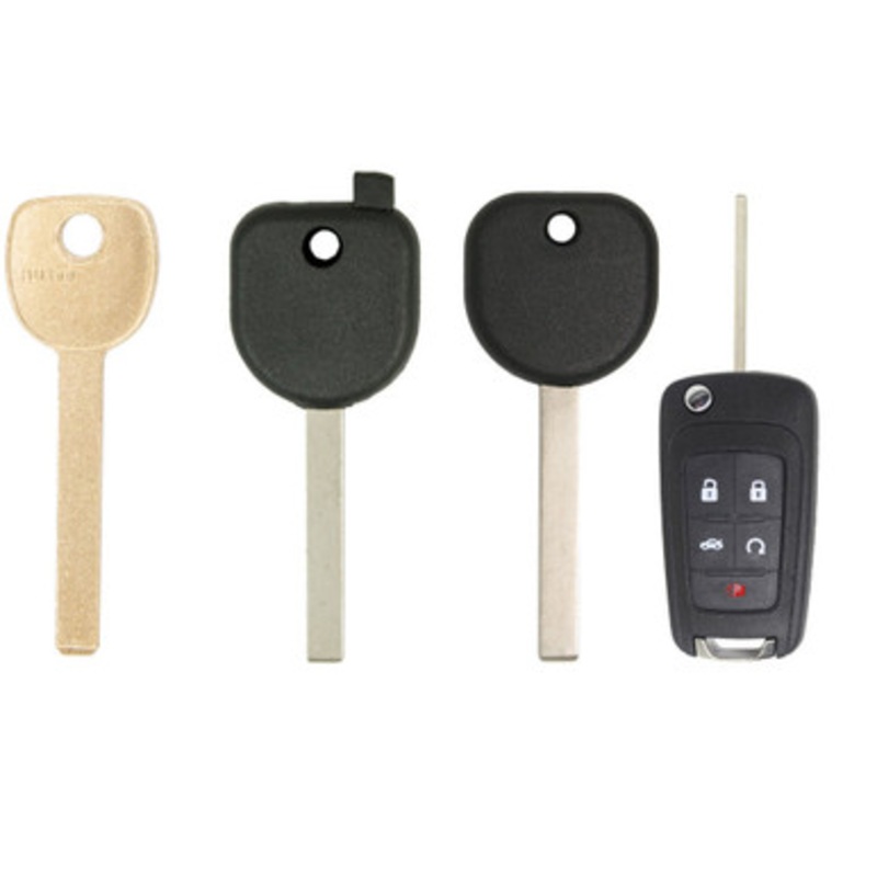 Keyless2Go Sample Pack For GM High-Security: K2G-HU100, B119-SH, K-B119, RK-GM-FP52