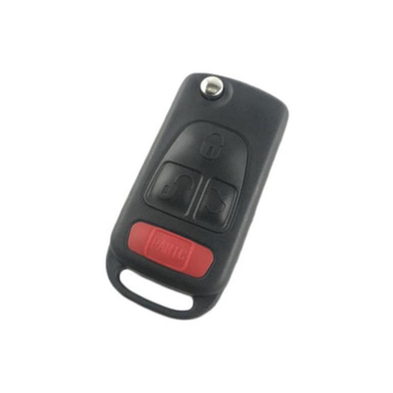 KR55 Mercedes SL W140 / W129 4 Button Flip Key HU39 / PCF7935