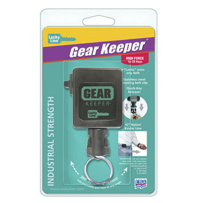 Lucky Line High Force KEY RETRACTOR – 1 Pcs – Clamshell