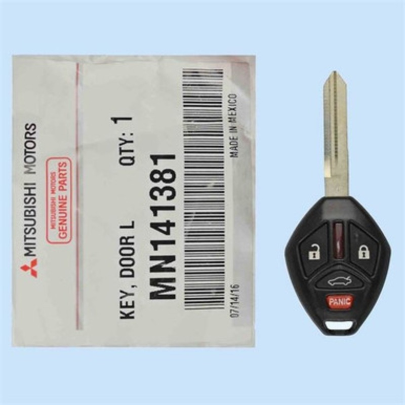 Mitsubishi 4 Button Remote Head Key OUCG8D-620M-A, MN141381, 315 MHz – New, OEM