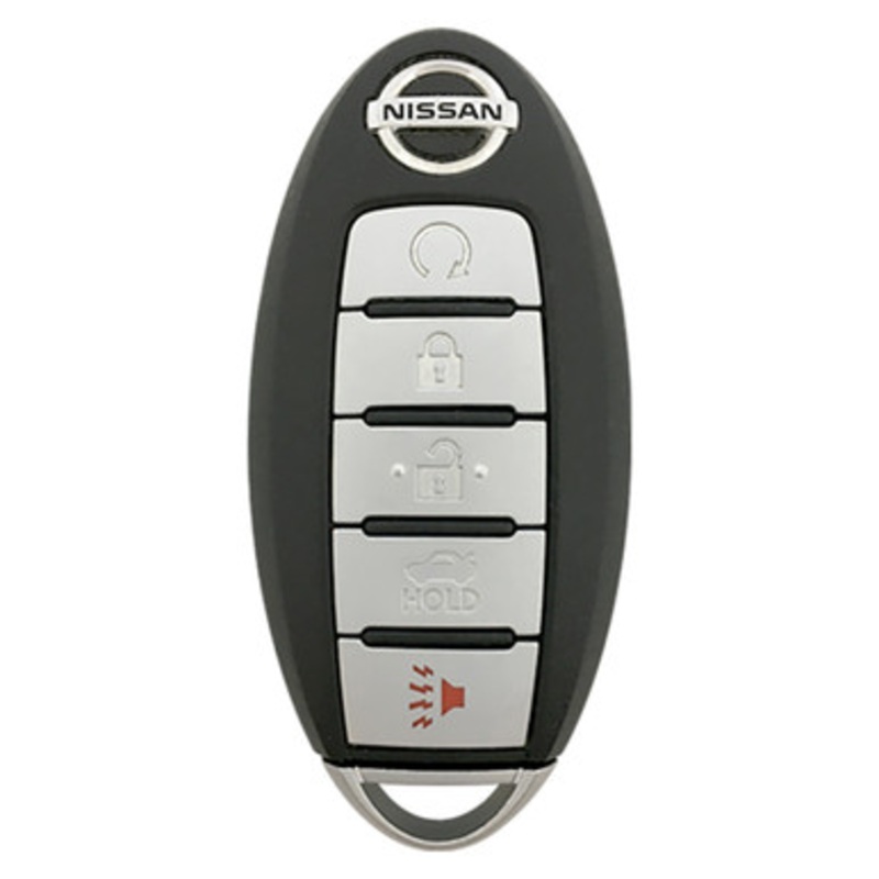 Nissan 5 Button Proximity Smart Key KR5S180144014, 285E3-9HP5B, 433 MHz – Refurbished, Grade A