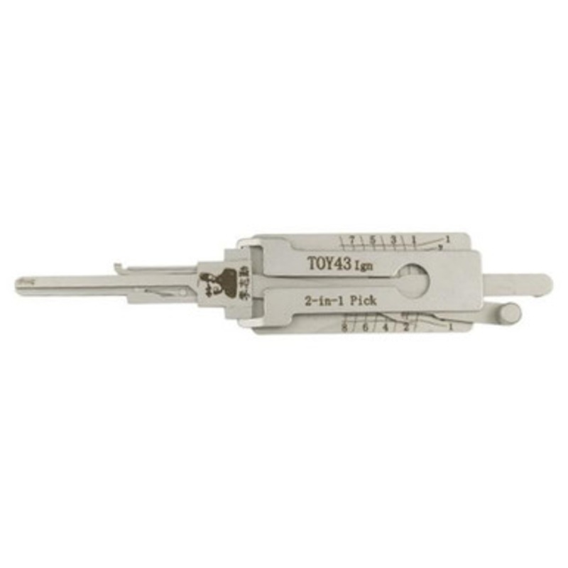 Original Lishi TOY43 TR47 8-Cut – 2-in-1 Pick – Ignition Only – Anti Glare