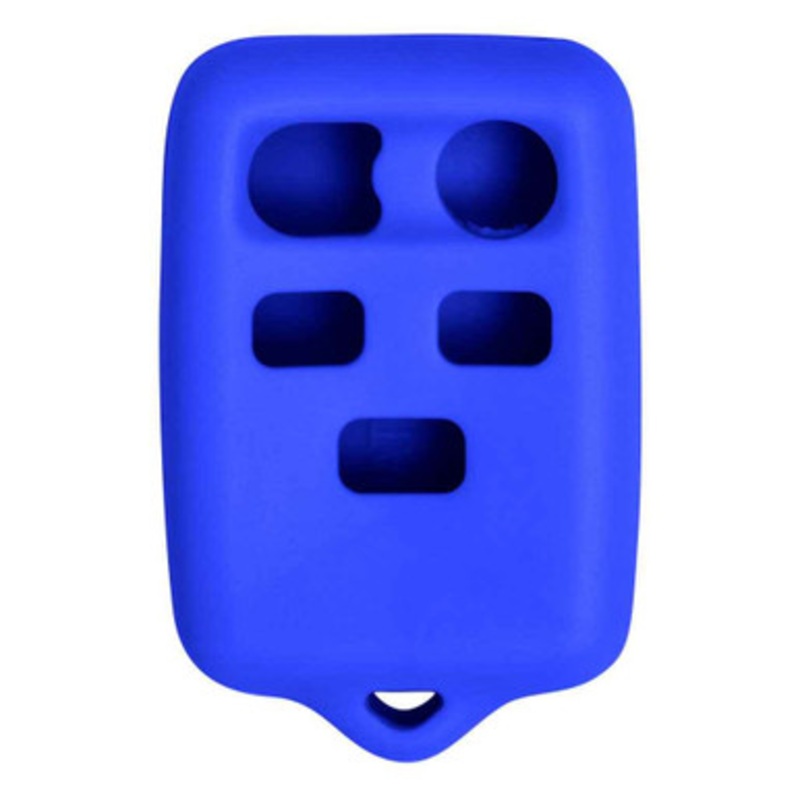 Replacement Silicone Jacket Keyless Remote Cover FRDB65 for Ford 5 Button Remote FCC ID: CWTWB1U511 – Blue