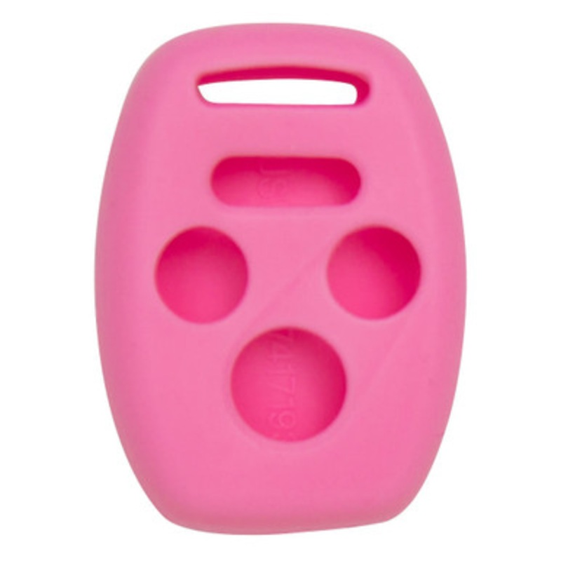 Replacement Silicone Jacket Keyless Remote Cover HNDAD44 for Honda – Pink