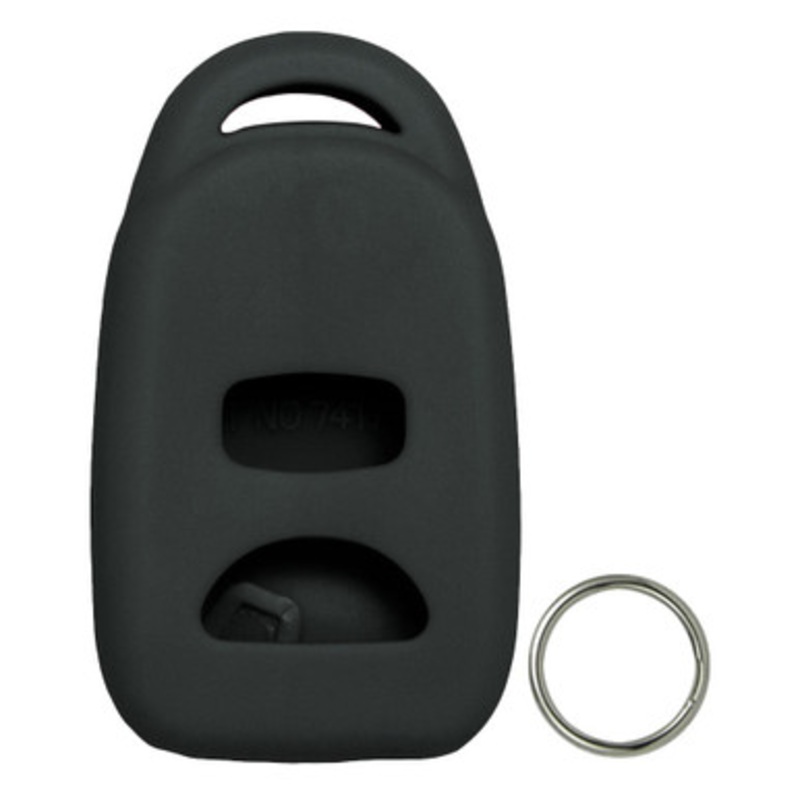 Replacement Silicone Jacket Keyless Remote Cover HYKIK12 for Kia 3 Button Remote FCC ID: PINHA-T036 – Black