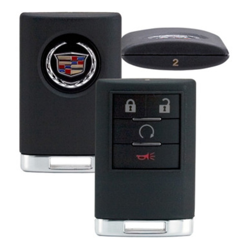 Strattec 4 Button Remote Key Fob 22756464 for Cadillac Escalade – Driver 2