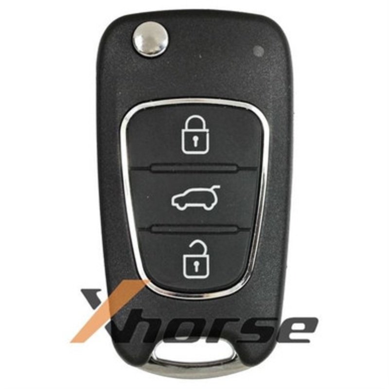 Xhorse 4 Button Universal Remote Flip Key, Wireless, XNHY02EN