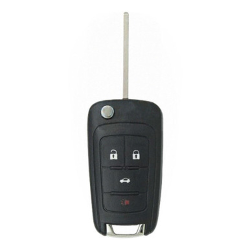 Buick 4 Button Remote Flip Key V2T-01060512 13504205 13500227 (Non-PEPS) – New