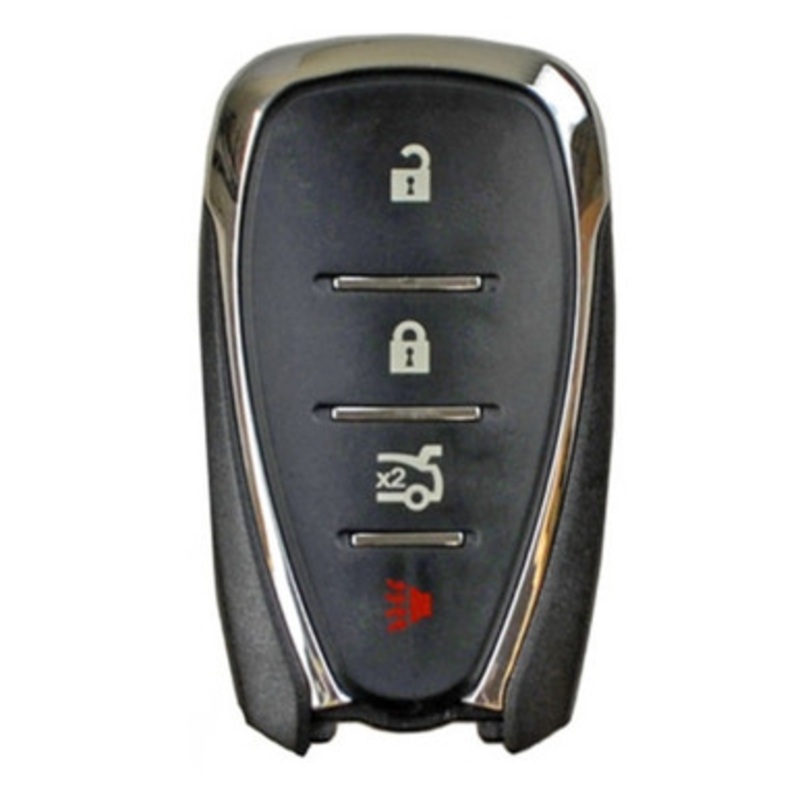 Chevrolet 4 Button Smart Key HYQ4AA, 13529661, 315 MHz – Refurbished, Recase