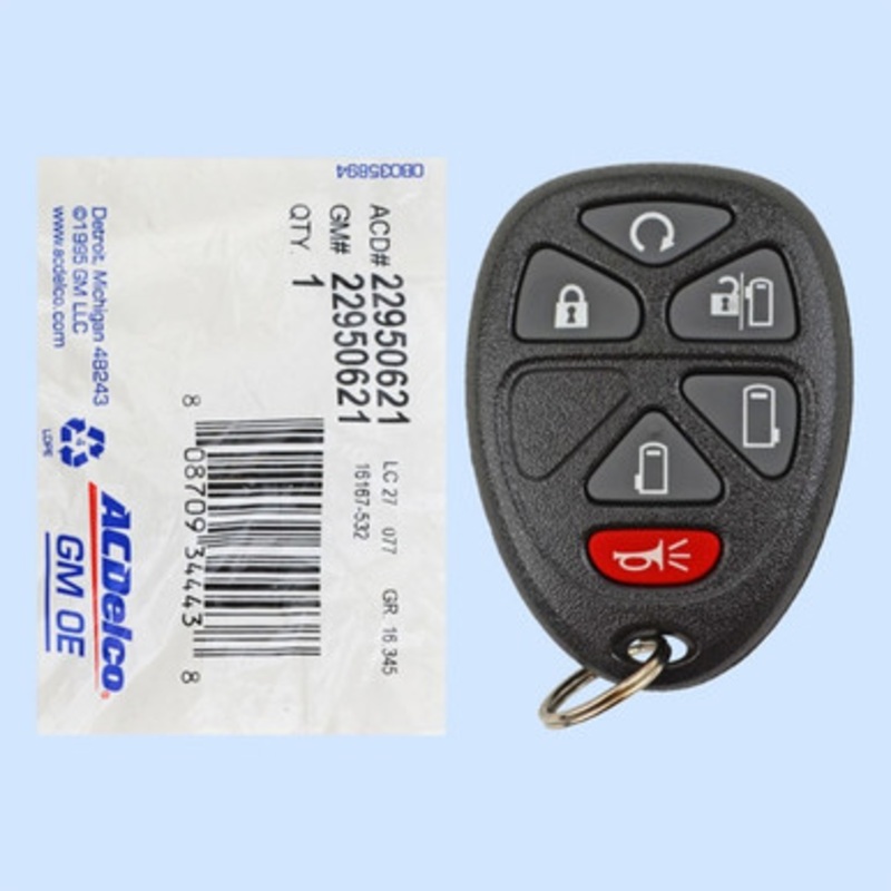 General Motors 6-Button Remote OUC60221 22950621 – New OEM