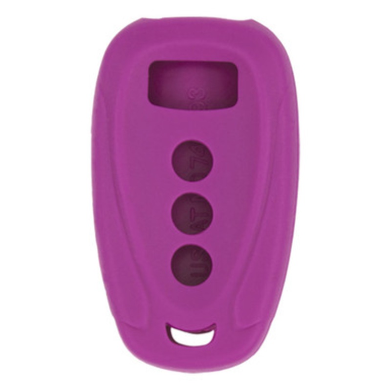 Replacement Silicone Jacket Keyless Remote Cover for GM 4 Button Smart Proximity Keys HYQ4EA HYQ4ES HYQ4AA – Purple