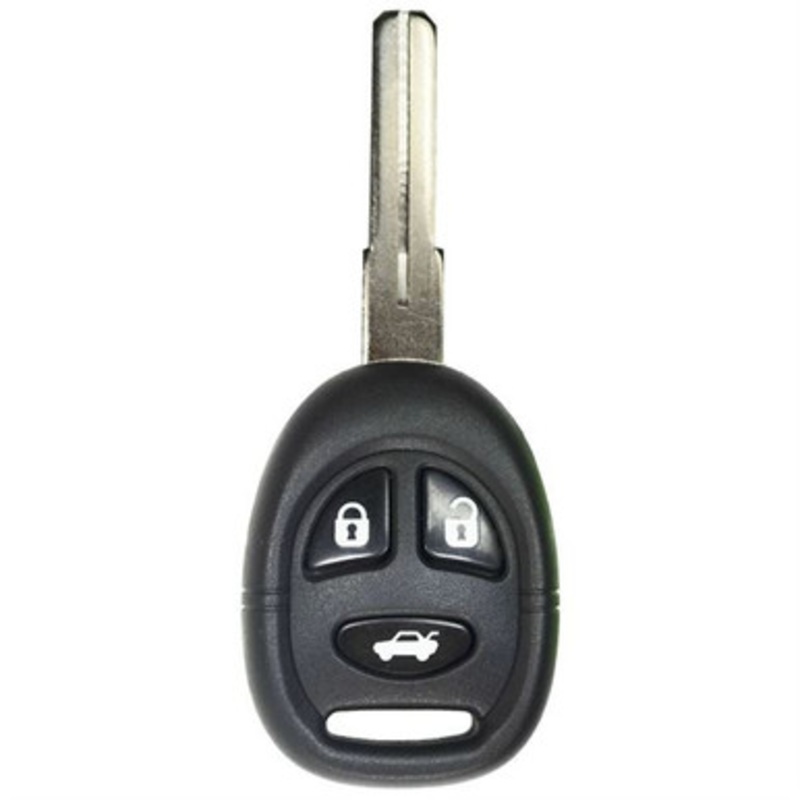 Saab 3 Button Remote Head Key KHH20TN-1 – Refurbished Recase