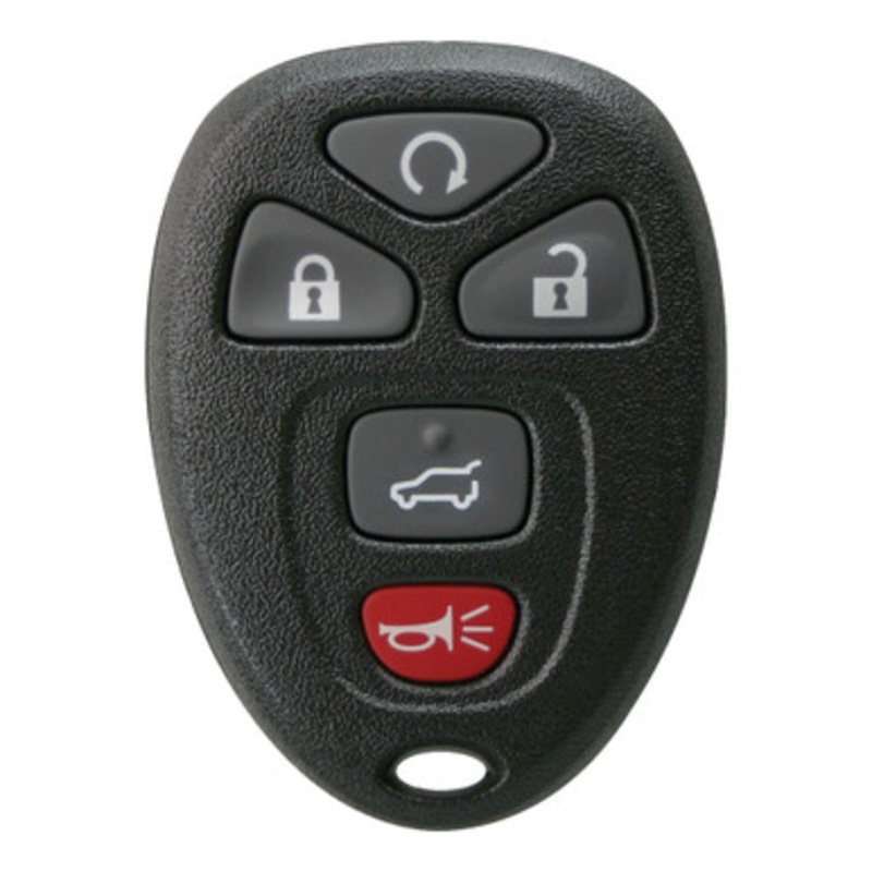 Strattec 5 Button GM Remote Key Fob 22756459 OUC60270 for GM SUV with Hatch and RS