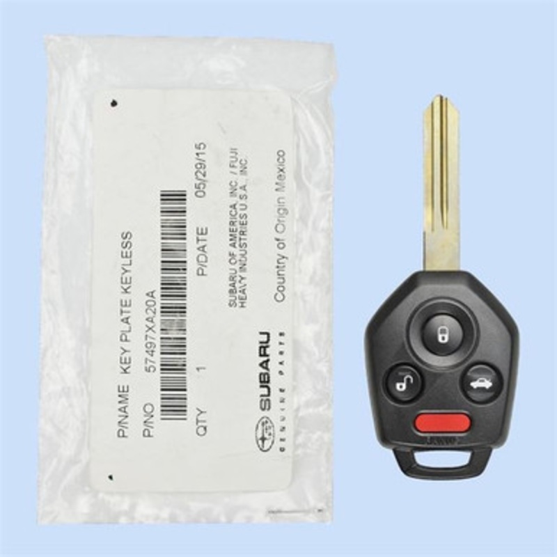 Subaru 4 Button Remote Head Key, Mexico – CWTWBU811, 57497-XA20A, 315 MHz – New, OEM