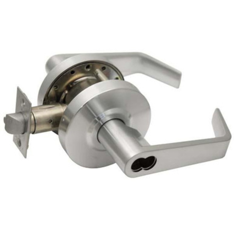 TELL PRO LINE Grade 2 Clutched IC Lever Lock 2-3/4 – Satin Chrome 26D – Classroom