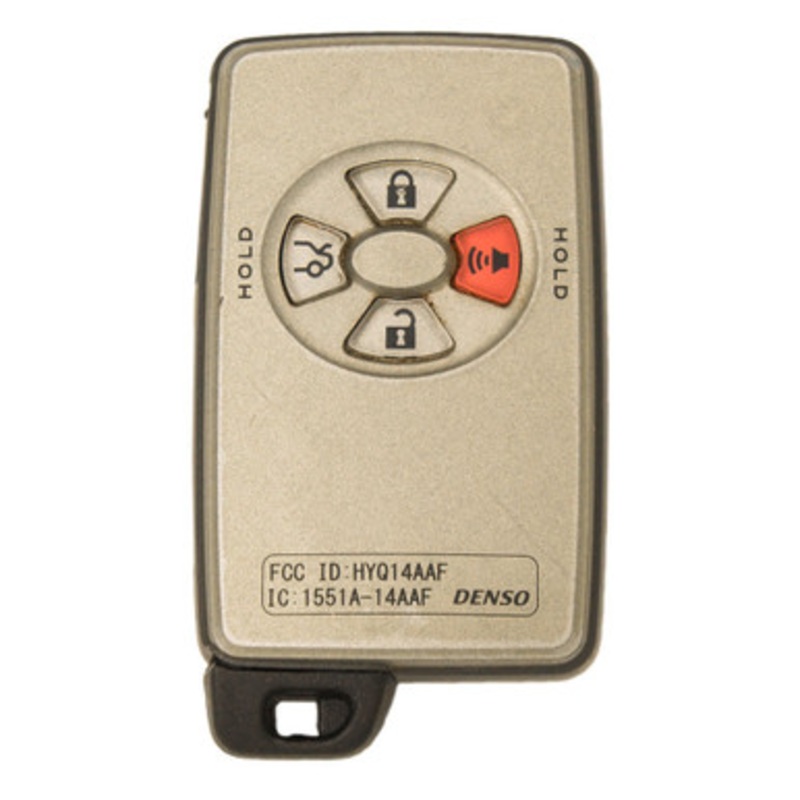 Toyota 4 Button Proximity Smart Key HYQ14AAF, 89904-07030, 315 MHz – New, OEM