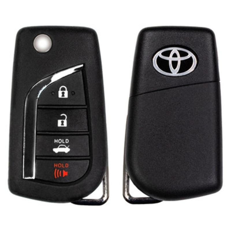 Toyota 4 Button Remote Flip Key GQ4-73T, 315 MHz – Refurbished, Grade A