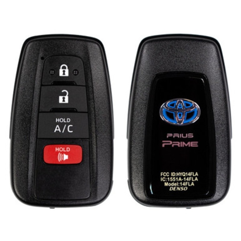 Toyota Prius Prime 4 Button Proximity Smart Key HYQ14FLA, 89904-47790, 315 MHz – Refurbished, Grade A