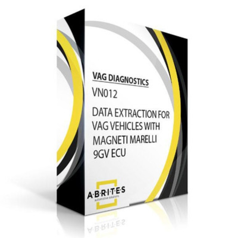 ABRITES VN012 Security data extraction for VAG vehicles with Magneti Marelli 9GV ECU – Software