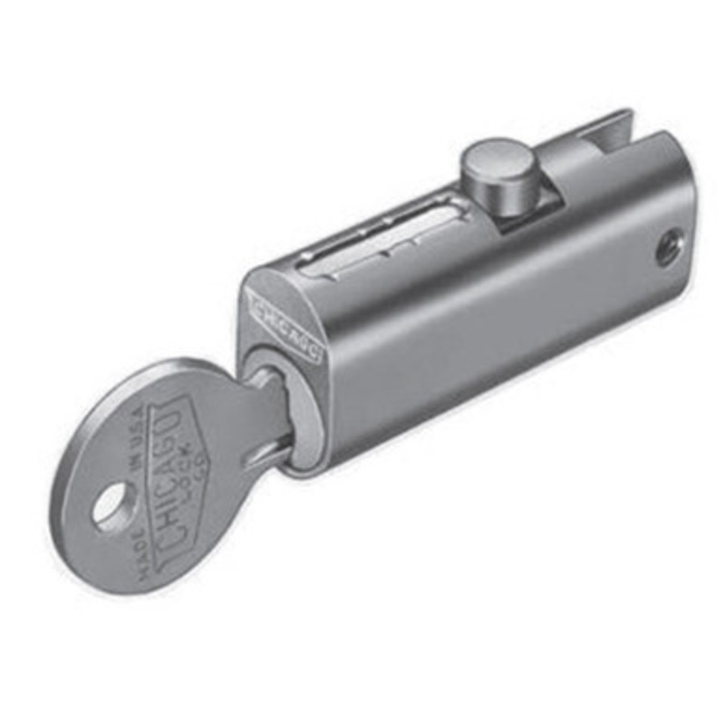Compx 4-Pin File Cabinet Lock 2 Rectangular Bolt