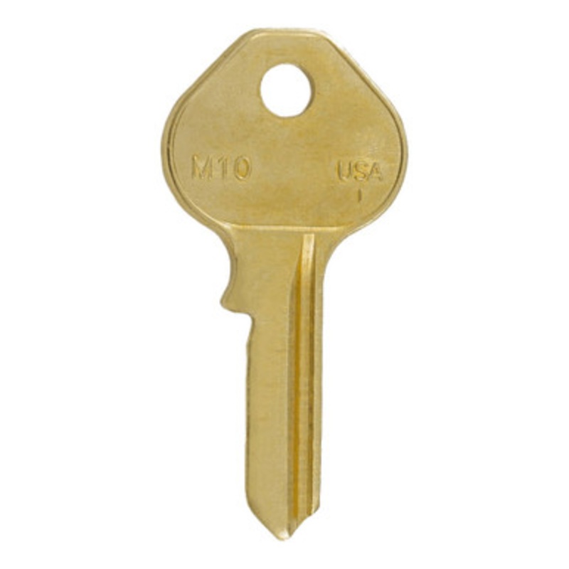 ILCO 1092N Master Lock M10 Key Blank – Brass – 50 Pack