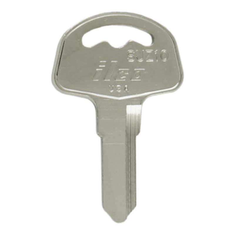 ILCO AF00002832 SUZ10 Motorcycle Mechanical Key, Pack of 10