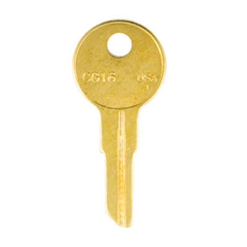ILCO CG16 1041T Key Blank For Chicago Locks – Brass – 50 Pack