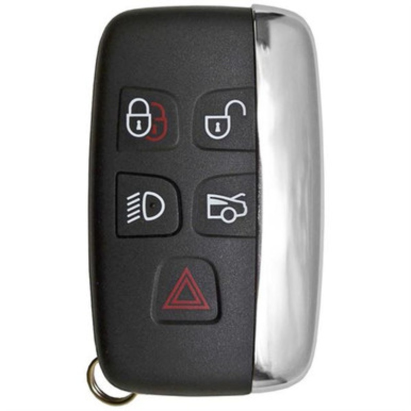 Jaguar 5 Button Smart Key KOBJTF10A, EW93-15K601-BD, 315 MHz – Refurbished, Recase