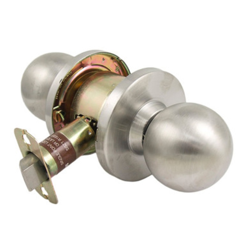 (KC2375 EMP) PLS K210 32D Grade 2 Knob – Passage – 2-3/4 Backset – Stainless Steel