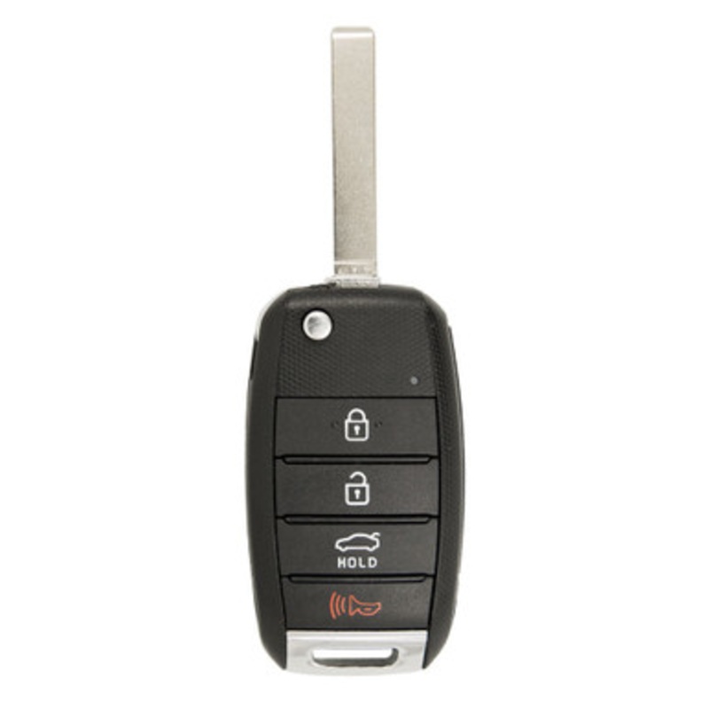 Kia 4 Button Remote Flip Key, Non-Transponder, SY5JFRGE04, 95430-D4010, 433 MHz – New, OEM