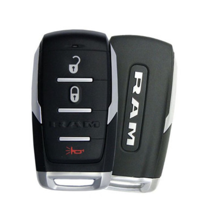 RAM 3 Button Smart Key OHT-4882056, 68291687AD, 433 MHz – Refurbished, Grade A