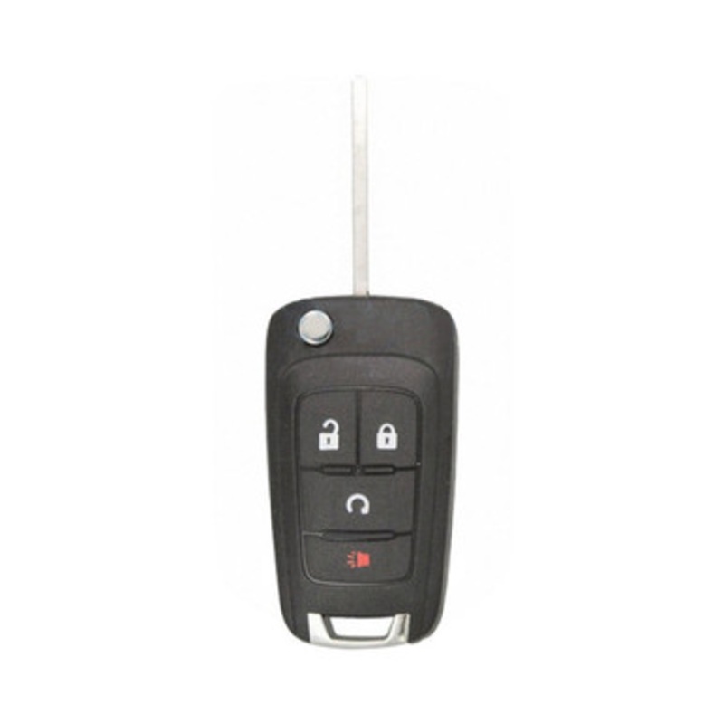 Chevrolet 4 Button Remote Flip (Non-PEPS) Key KR55WK500733 13501916 – Refurbished Grade B