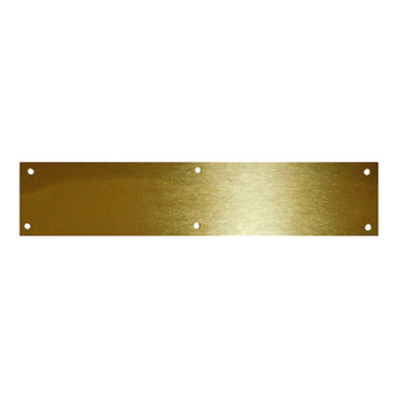 DON-JO Kick Plate 90  8 x 34 Inch Brass Tone