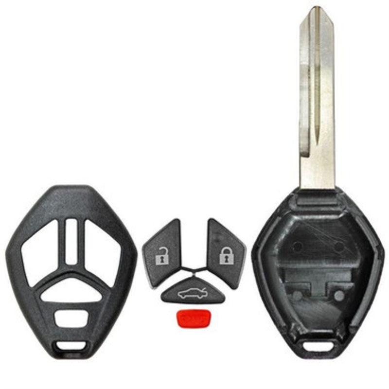 Dura-Shell Replacement Mitsubishi Remote Head Key Shell – MIT6 Keyway, 4btn
