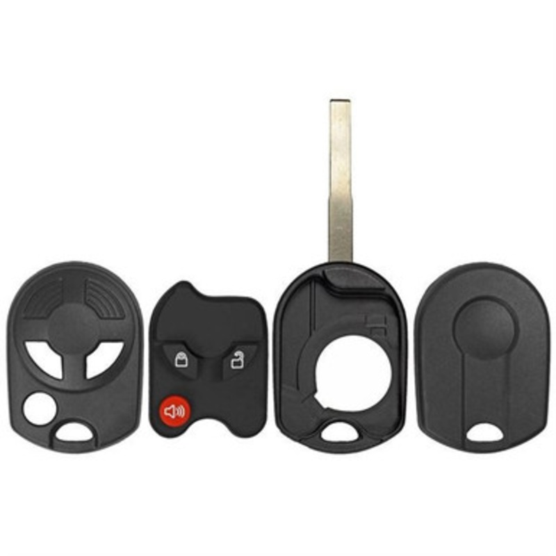 Dura-Shell Replacement Remote Head Key Shell for Ford 164-R8007 – 3 Button Old Style – Hi Security Blade