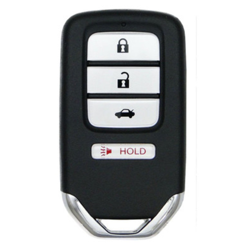 Honda 4-Button Smart Key No Memory CWTWB1G0090 72147-TVA-A11 433 MHz, Refurbished Recase