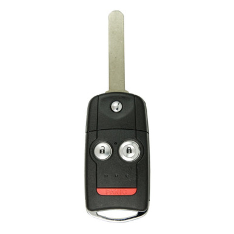 Keyless2Go 3 Button Flip Switch Remote Key Replacement for Acura N5F0602A1A / 35111-STX-325 / 35111-STK-315