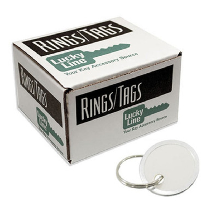 Lucky Line 15/16-Inch Paper Tag with Ring – 50 Pcs – Display Box