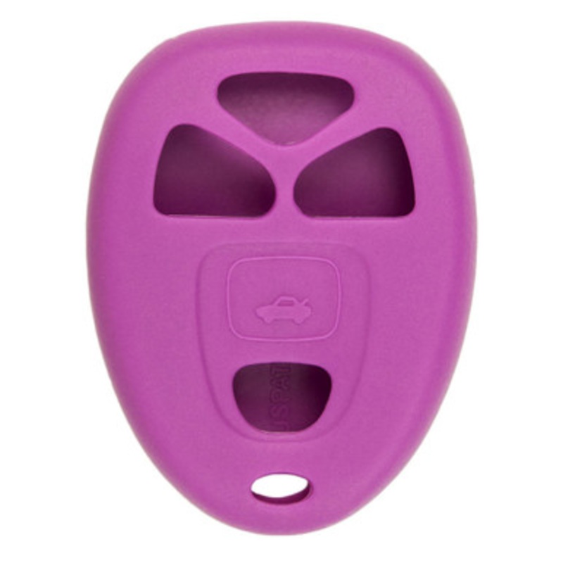 Replacement Silicone Jacket Keyless Remote Cover GMC55 for GM – Purple