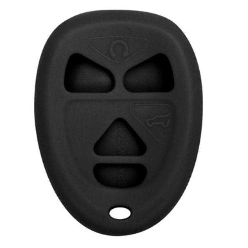 Replacement Silicone Jacket Keyless Remote Cover GMC86 for GM – Black